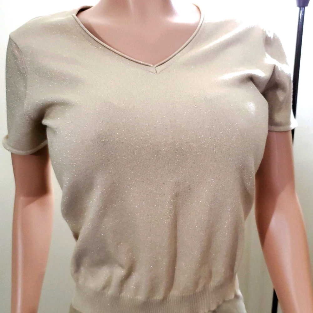 Gold Shimmery Top